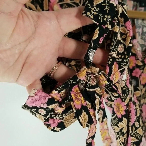 {Cynthia Rowley} Floral Print Blouse Size Small - Picture 6 of 11